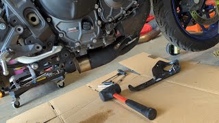 2024 Yamaha MT09  SC Project STR1 Exhaust  No Canister  LOUD AF [upl. by Enyal]