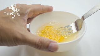 Homemade Steamed Egg for Goldfish [upl. by Anirazc]