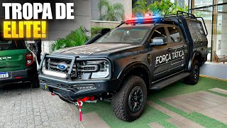 FORD RANGER XLS V6 DE POLÍCIA [upl. by Aiekam]