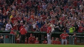 Pujols hits a tworun shot for No 500 [upl. by Partan]