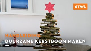 Een duurzame kerstboom maken  STIHL DIY Projecten [upl. by Arron702]