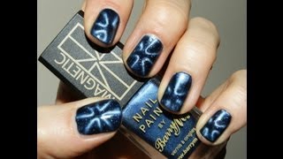 Testando esmalte magnético saiba como usar Magnetic Nails  Barry M Cosmetics [upl. by Anaiuq77]