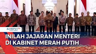 FULL Presiden Prabowo Umumkan Nama MenteriMenteri Kabinet Merah Putih [upl. by Sandberg]