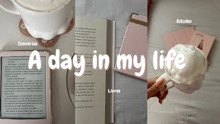 Um dia comigo EAD  estudos faculdade livros  Daily vlog [upl. by Iharas]