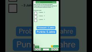 Probezeit oder Punkte lernen theorieprüfung fahren [upl. by Valerye]