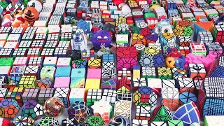 TODA mi colección de CUBOS de RUBIK 500  Diciembre 2017 [upl. by Major511]