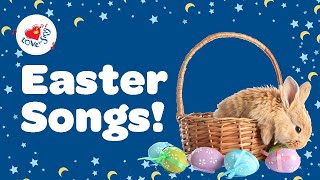 Easter Songs With Lyrics For Kids  Happy Easter Playlist [upl. by Yerggoeg]