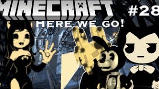 Bendy Boris Alice Angel and The Projectionist are ready to Battle  BendyPlayz Minecraft PE 28 [upl. by Ahseila]