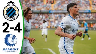 Club Brugge vs Gent 24 Omri Gandelman Goal All Goals and Extended Highlights [upl. by Marteena]