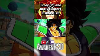 Broly Z and Broly Super Interaction  Sparking Zero [upl. by Aiken]