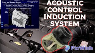 Acoustic Control Induction System Or Intake Mainfold Tunning Valve system 2zrFAE 3zrFAE [upl. by Aniraad]