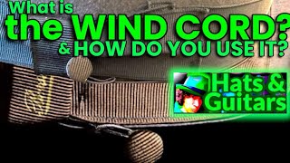 What is that Elastic Cord amp Button on Your Hat THE WIND CORD HOW TO USE A WIND CORD CORRECTLY [upl. by Ednalrym]