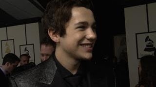 56th Grammy Awards  Austin Mahone Interview [upl. by Teodora728]