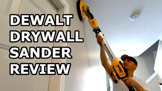 DeWalt Drywall Sander Review DCE800 20V MAX [upl. by Adnilreb]