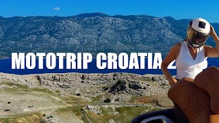 Mototrip CROATIA 2023  ENG subtitles  Pag Primosten Dubrovnik Biograd Plitvice lakes [upl. by Ellemrac]