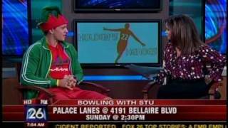 Stuart Holden discusses quotBowling with Stuquot with Fox 26 [upl. by Deth]