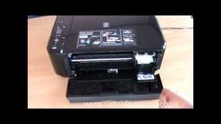 Canon Pixma MG3150 How to set up and install ink cartridges [upl. by Micheil]