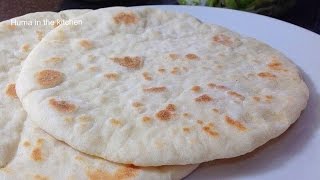 Pita Bread Recipe  Pita Bread Recipe Without Oven  Video Recipe by HUMA IN THE KITCHEN [upl. by Beauregard]