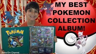 My Best Pokemon Card Collection Album Megas EXes amp Faves Jenna Em Channel [upl. by Homovec]