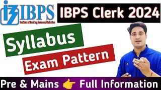 IBPS Clerk 14 Syllabus 2024  IBPS Clerk 14 Recruitment 2024 Syllabus  IBPS Clerk Syllabus 2024 [upl. by Mahla]