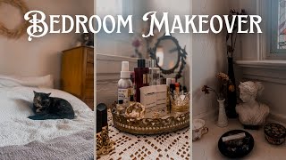 Romantic Academia Bedroom Makeover  light academia vintage Parisian inspired bedroom [upl. by Ana]