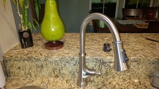 Glacier Bay Touchless Kitchen Faucet Unboxing and Installing [upl. by Ennybor]