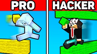 PRO Vs HACKER in Minecraft Bedwars [upl. by Iorgos]