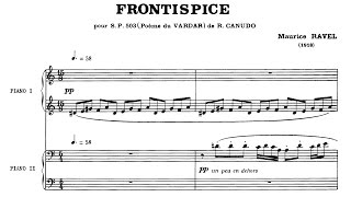 Maurice Ravel  Frontispice 1918 [upl. by Nwahs]