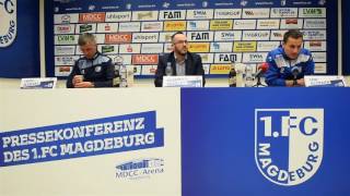 Pressekonferenz vor dem Spiel – 1 FC Magdeburg gegen FC Hansa Rostock [upl. by Jaf]