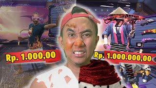 GOKIL AKUN Rp 100000 VS Rp 100000000 [upl. by Haisej909]