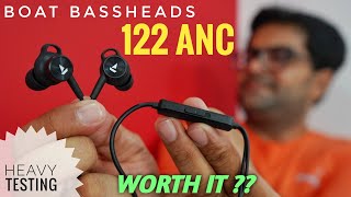 boAt BassHeads 122 ANC Wired Earphones ⚡⚡ Worth the Hype [upl. by Oidualc]