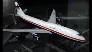 Air Force One Replacement  GeminiJets 1200 MODEL REVIEW  Proposed New Air Force One Livery [upl. by Schrick]