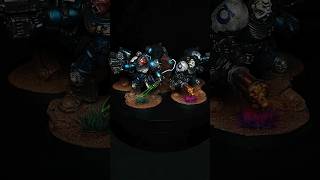 Space Marine Terminator Squad amp Teleport Homing Beacon  Warhammer 40K  Painting Showcase [upl. by Anitac170]