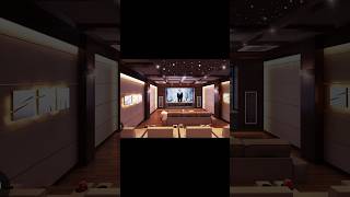 Home theater interior design with georgious look hometheater sofacustomizer [upl. by Eidak]