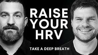 5 Minute HRV Coherence Breathing with Andrew Huberman amp Rick Rubin takeadeepbreath [upl. by Hardwick]