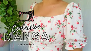 Tutorial de la Confección de Blusa con MANGAS Abullonadas Costura para Principiantes [upl. by Cyprian]