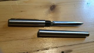 How To Make A Hidden knife pen [upl. by Derrek]