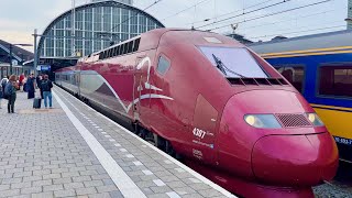 EUROSTAR First Class  Amsterdam to Paris at 300 kmh Europes fastest train [upl. by Rimaj]