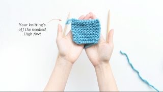 How to Knit  Cast Off [upl. by Amber]