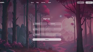 How To Make Website With Signin amp Signup form using HTML CSS ampJavaScript With Source codecss [upl. by Atilek]