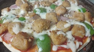 Instant Soya Pizza  कढ़ाई पिज़्ज़ा  Soya Pizza  Pizza Recipe  All Rounder Renu [upl. by Garap]