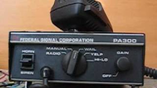 Federal Signal Siren PA 300 quotOld good tonesquot [upl. by Tudela919]