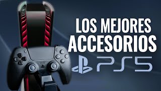 LOS MEJORES ACCESORIOS amp COMPLEMENTOS PARA TU PLAYSTATION 5 PS5 [upl. by Nilkcaj]