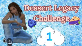 Im a HOMELESS TEEN in Sims 4 Just Desserts Legacy Blueberry Pie 1 [upl. by Karylin]