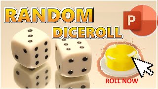 RANDOM DICE ROLL EFFECT IN PPT TUTORIAL [upl. by Eiuqram]