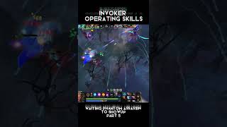 INVOKER Skill Bait  Refresher dota2 invoker highlights [upl. by Ormand897]