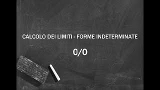 Calcolo dei limiti  Forme indeterminate 00 [upl. by Nerhe]