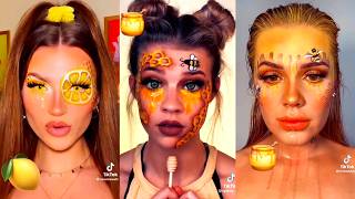 Makeup Inspired By Emojis  TikTok Emoji Makeup Challenge [upl. by Sukey937]