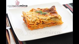 Ricetta Lasagna estiva con melanzane e pomodori [upl. by Melinde]