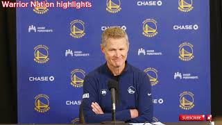 Steve Kerr confirm what happened after loss vs Boston 🥺💯 [upl. by Justin186]